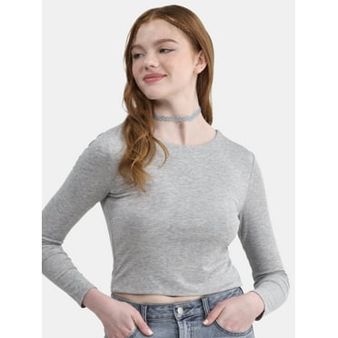 No Boundaries Double Layer Crew Tee, Women's