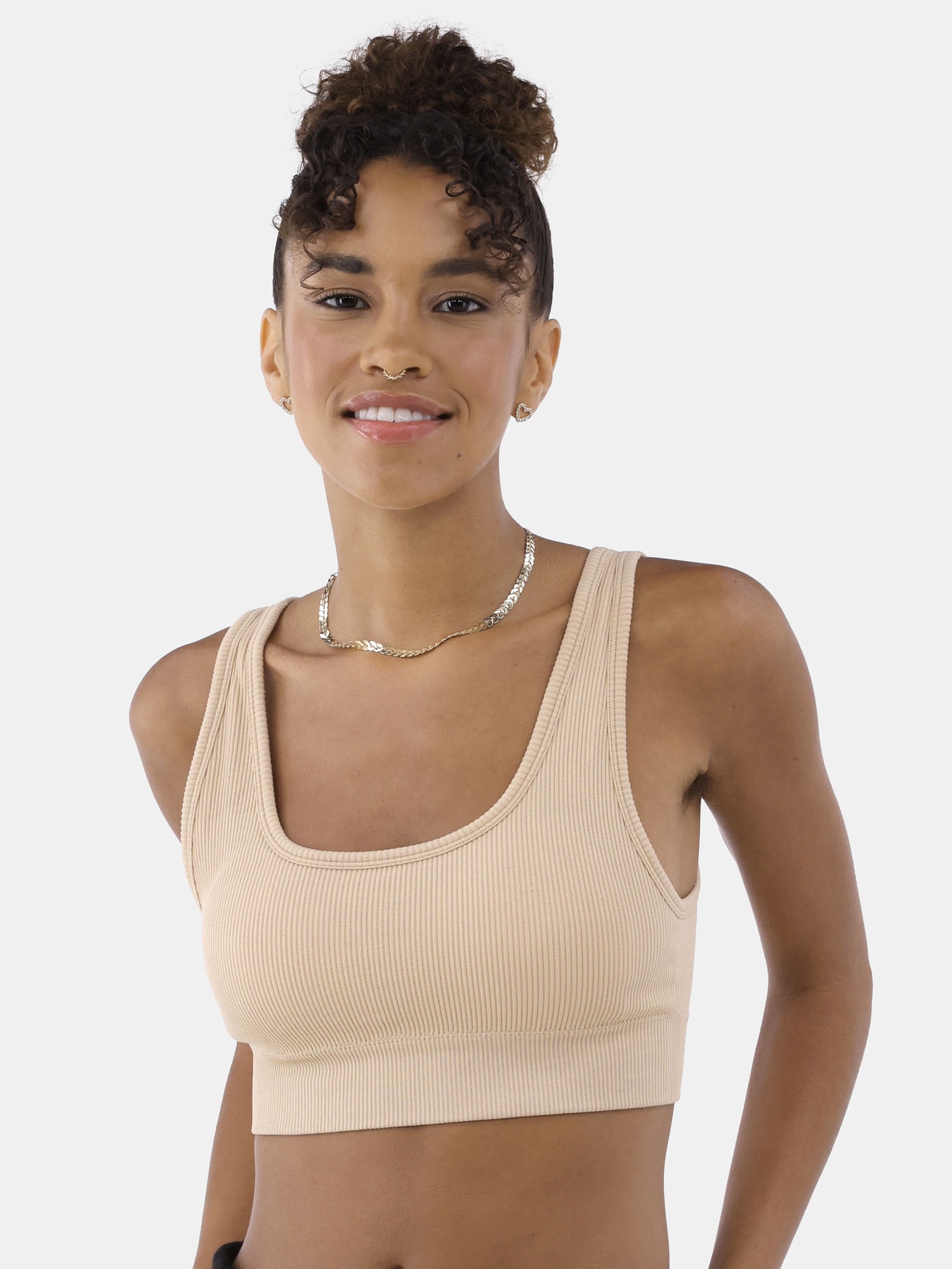 No Boundaries Double Scoop Bra, Women's and Women's Plus