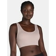 thumbnail image 1 of No Boundaries Women's Double Scoop Seamless Bra, Sizes XS-XXXL, 1 of 10