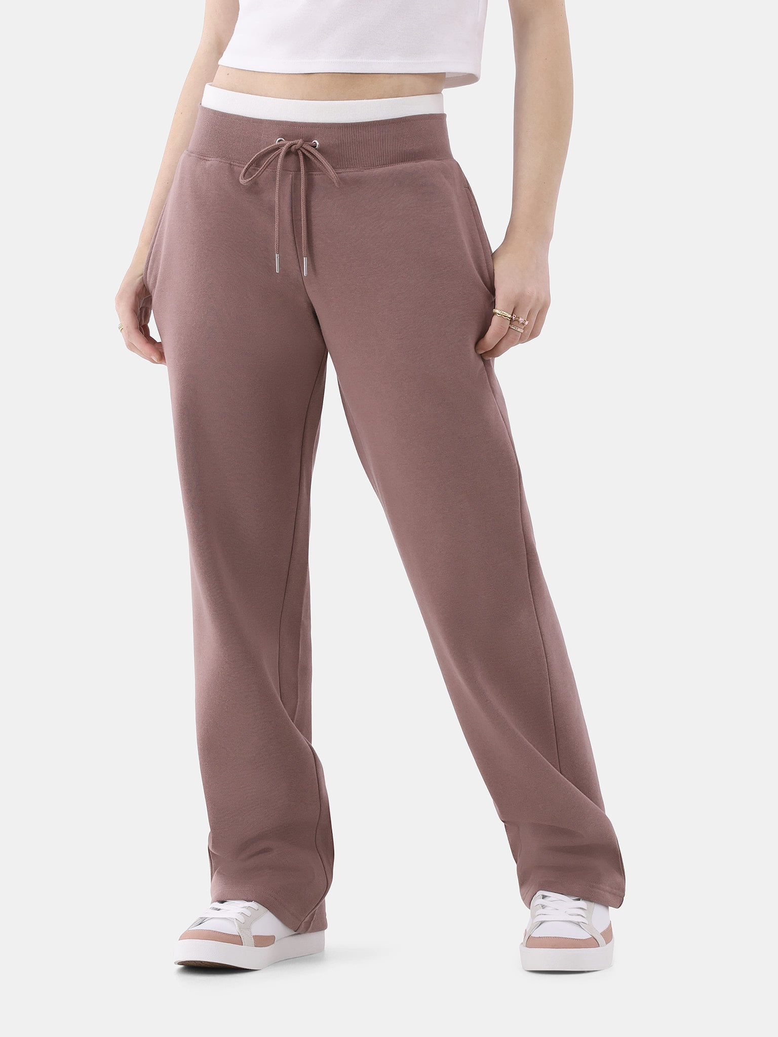 No Boundaries Double Waistband Sweatpants, 31” Inseam, 2 No Boundaries Double Waistband Sweatpants, 31” Inseam, 2