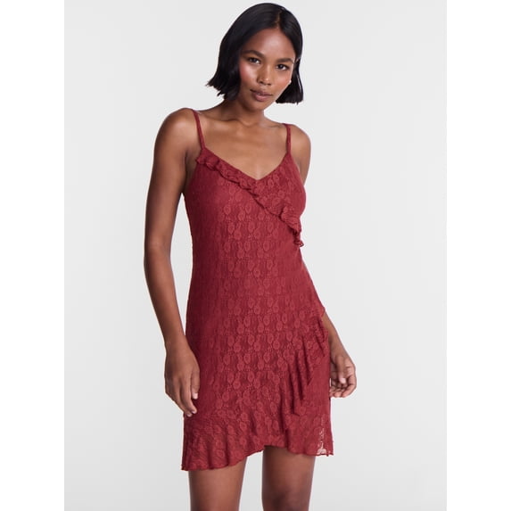 No Boundaries Drop Ruffle Mini Dress, Women’s XXS-XXL