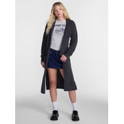 No Boundaries Open Front Duster Cardigan, Midweight, Women's and Women’s Plus XXS-4X