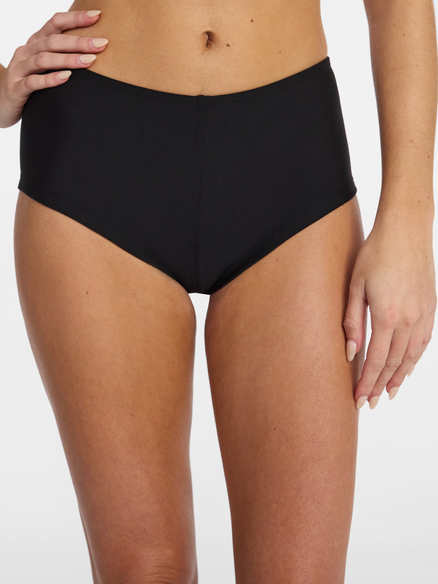 No Boundaries Boyshort Bikini Shorties, Women’s XXS-XXL