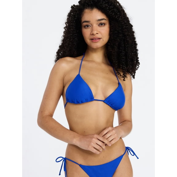 No Boundaries Triangle Bikini Top, Women’s XXS-XXL