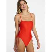 No Boundaries Essentials One-Piece Swimsuit, Women’s XXS-XXL