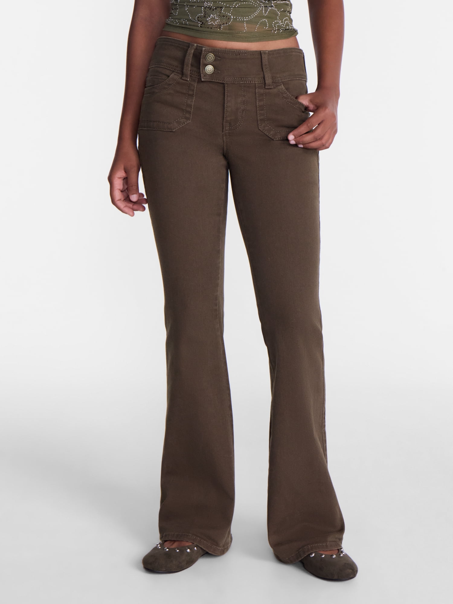 No Boundaries Extended Tab Bootcut Jeans, 31.5'' Inseam, Women’s 00-20