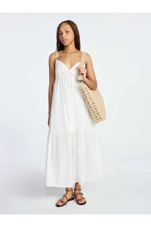 Eyelet Tiered Maxi Dress, Women's XXS-XXL