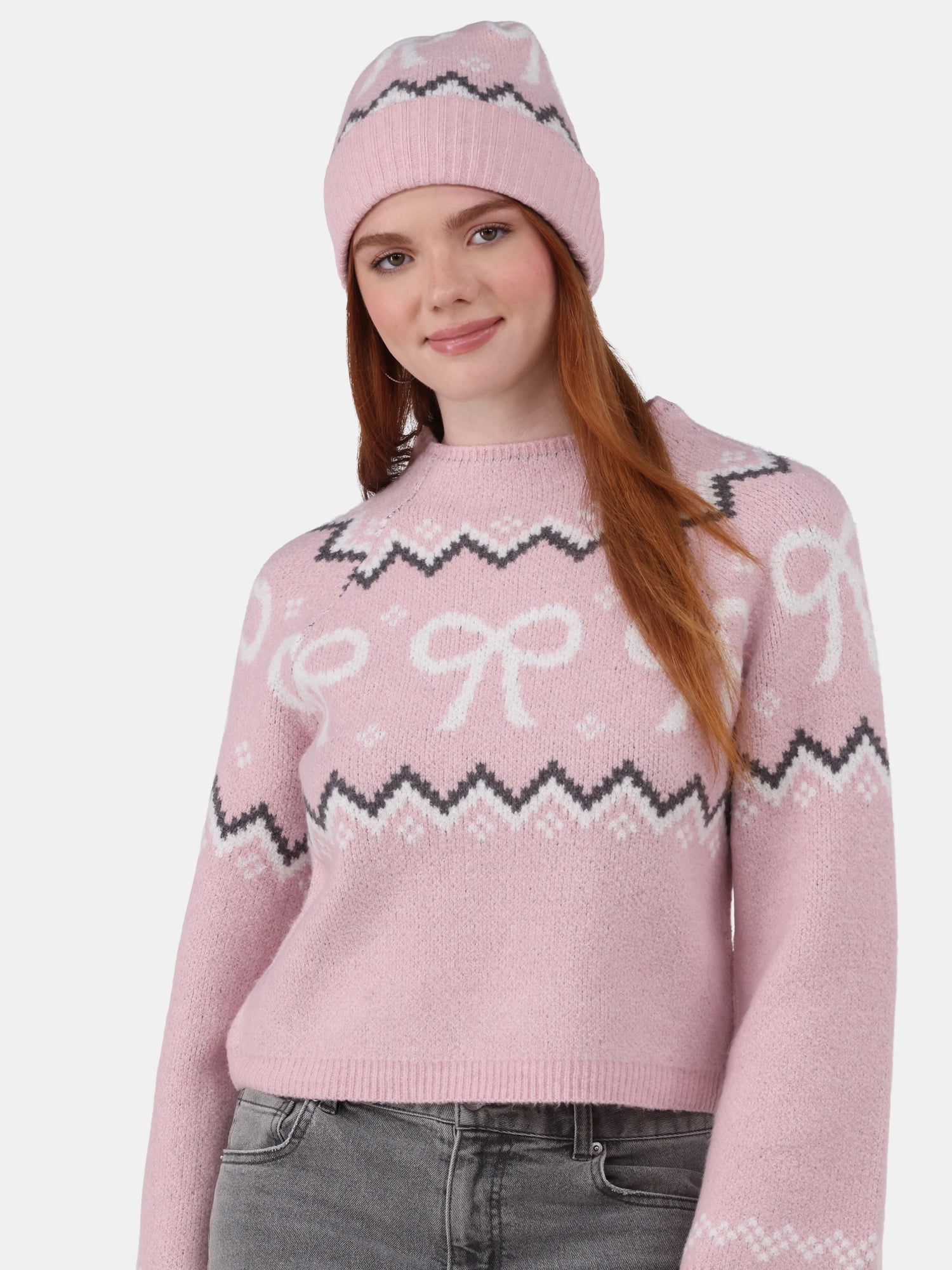 新品タグ付き ♡ Heart Fair Isle Knit Pullover 新品未開封 Heart Fair Isle Knit Pullover