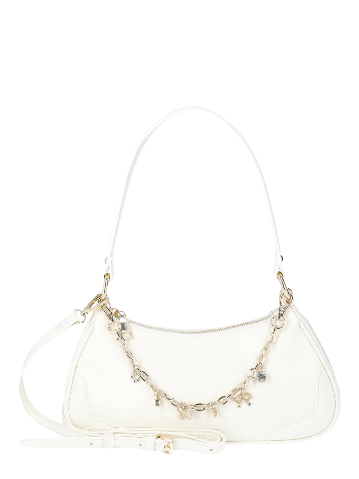 No Boundaries Fashion Shoulder Bag, Ivory Girly Charm, Women's