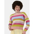 thumbnail image 1 of No Boundaries Fashion Sweater, Midweight, Women's, Sizes XXS-XXL, 1 of 5