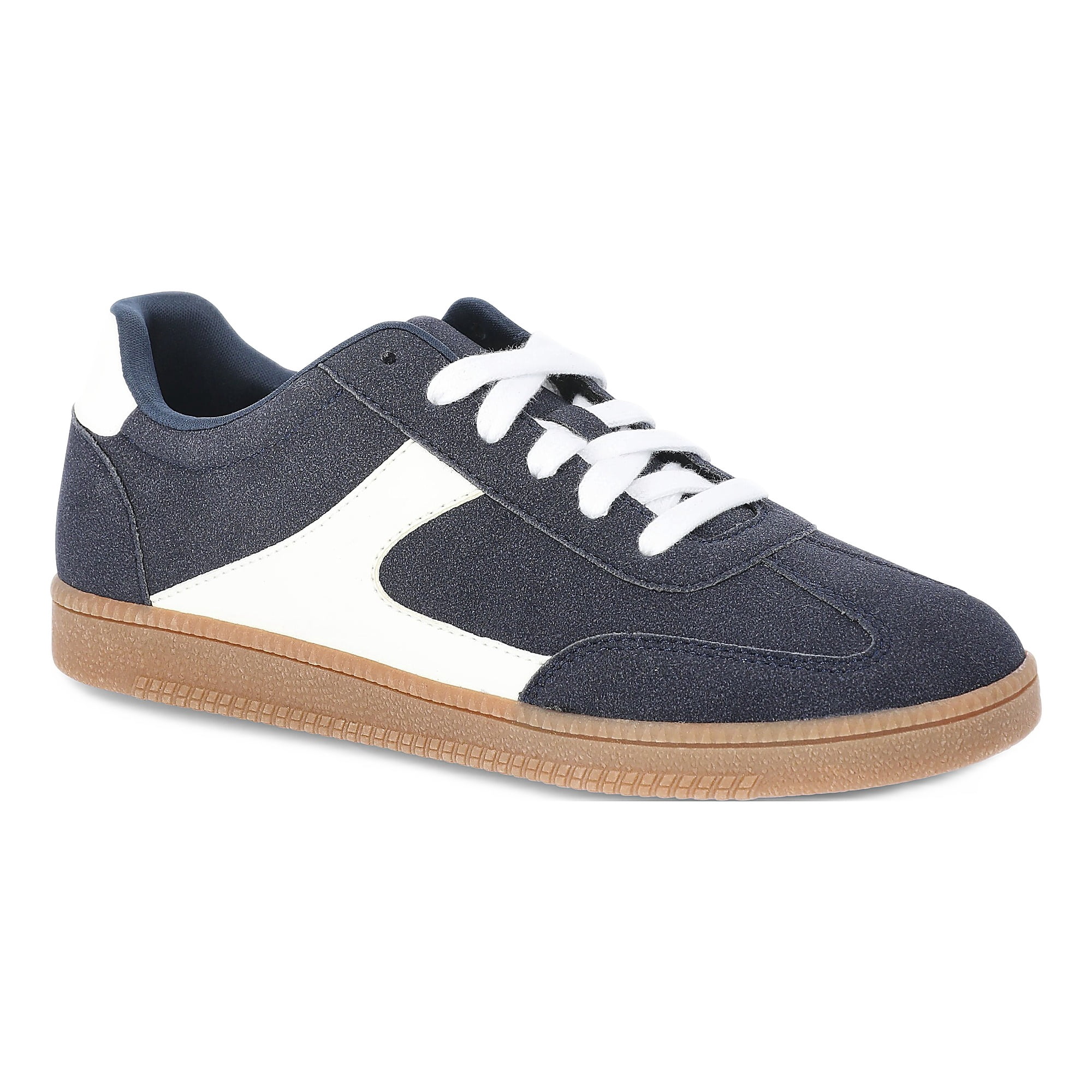 No Boundaries Women's Lace Up Sport Sneakers, Wide Width Available