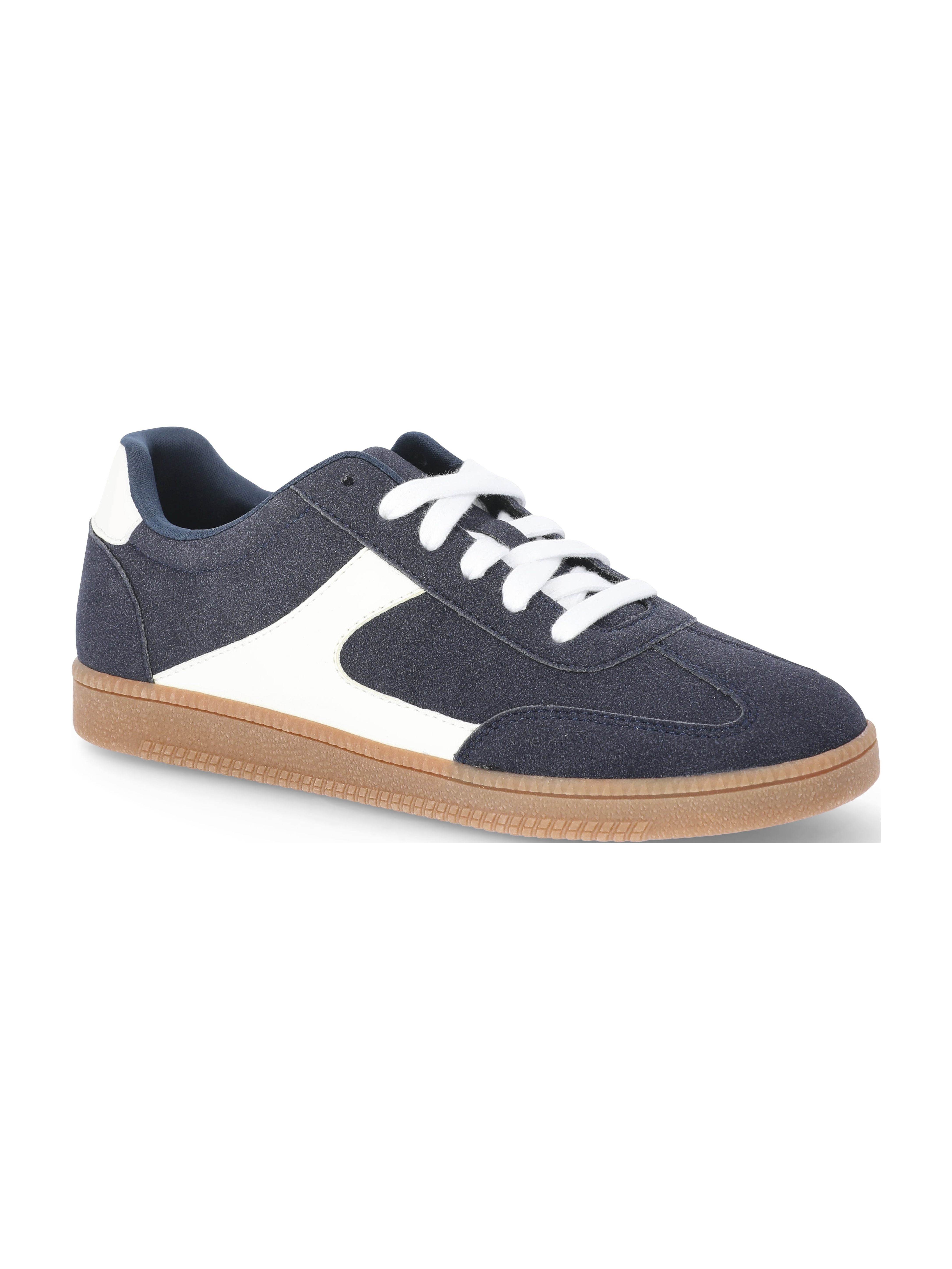 No Boundaries Women's Lace Up Sport Sneakers, Wide Width Available