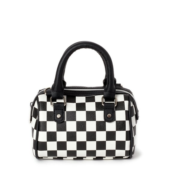 No Boundaries Faux Leather Mini Barrel Bag