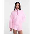 thumbnail image 1 of No Boundaries Faux Shearling Plush Pullover, Women's & Women’s Plus XXS-4X, 1 of 6