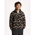 thumbnail image 1 of No Boundaries Faux Shearling Quarter Zip Pullover, Men’s XS-4XL, 1 of 5