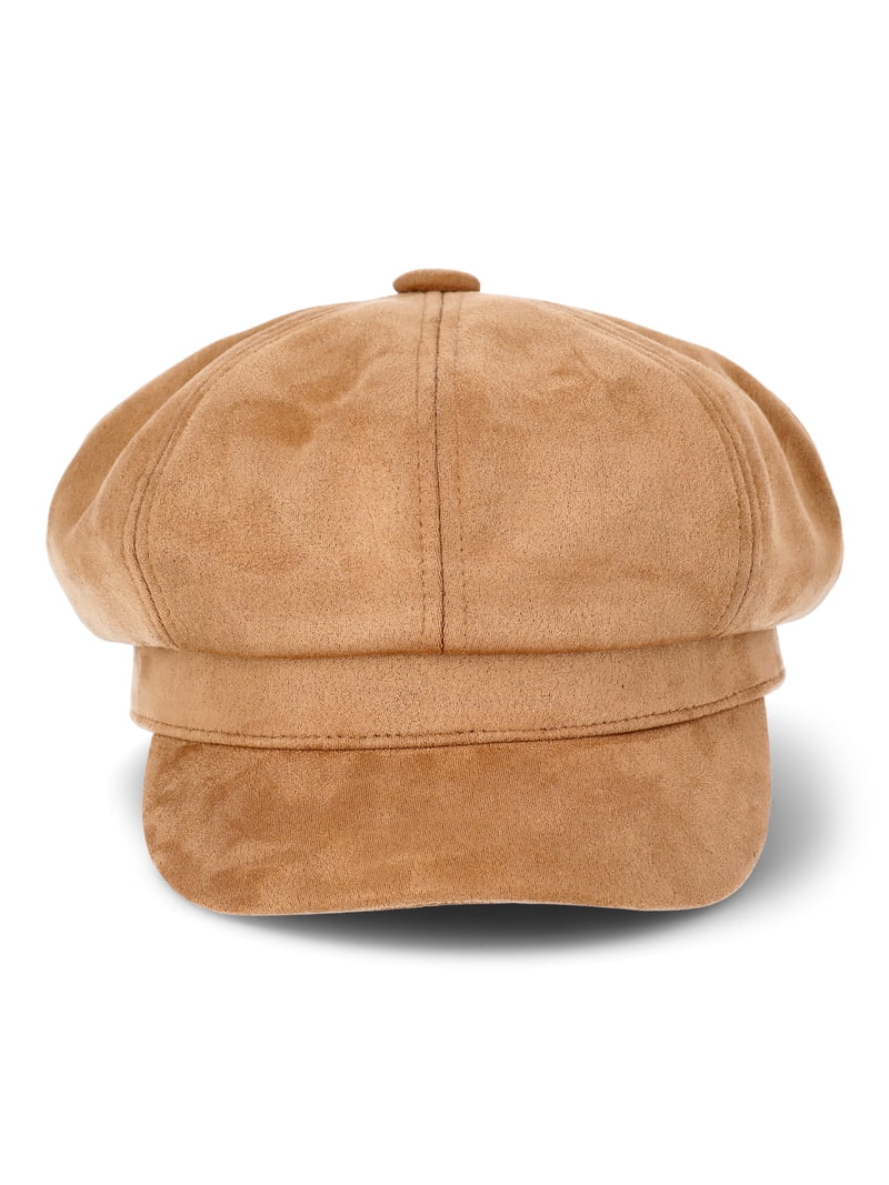 One-size suede hat Wide Brim Poly Suede Hat - Camel OSFM at Amazon Women main image 2