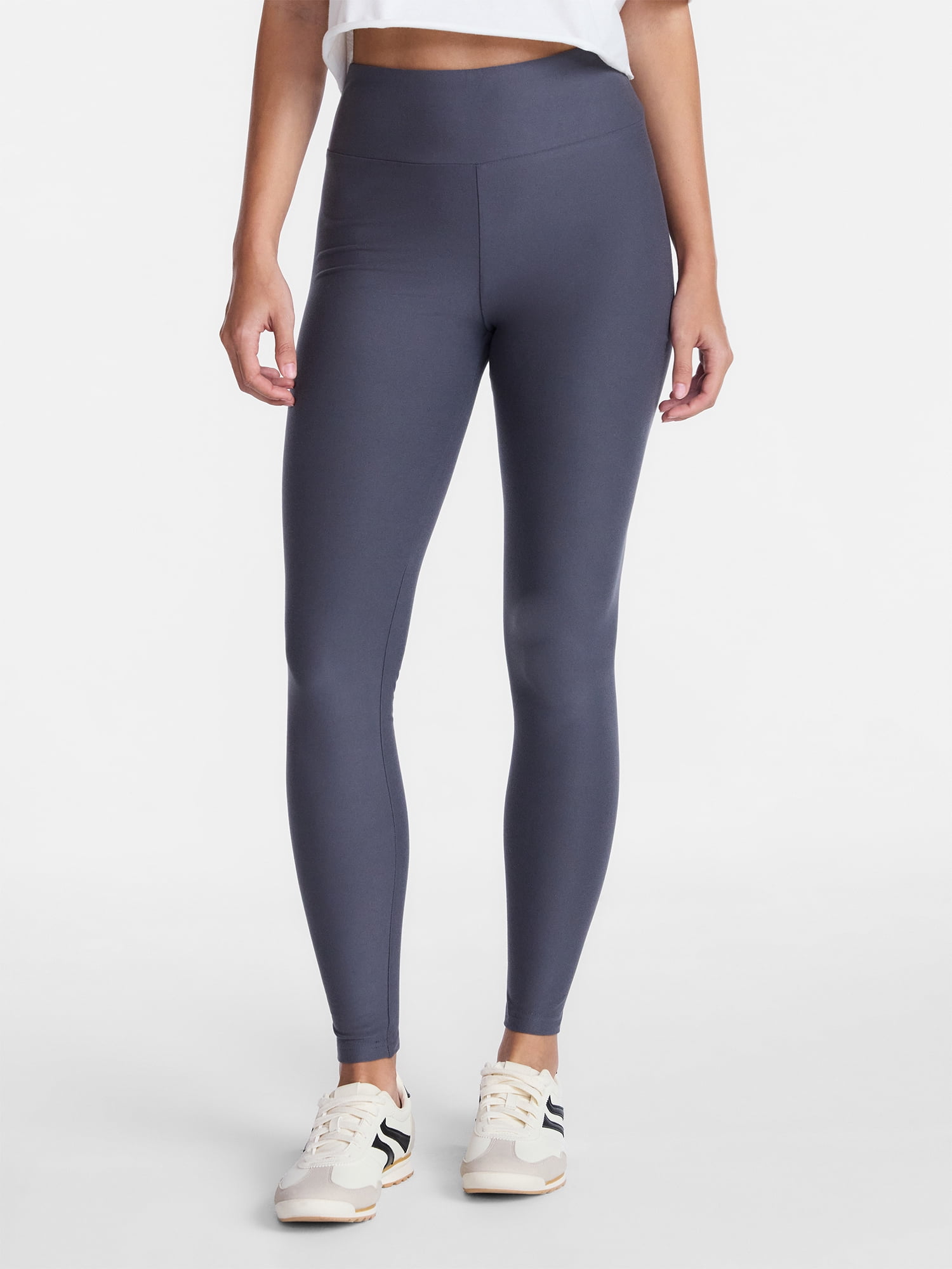 No Boundaries Super Soft Core Ankle Leggings, 27.5'' Inseam, Women's and Women's Plus XXS-4X