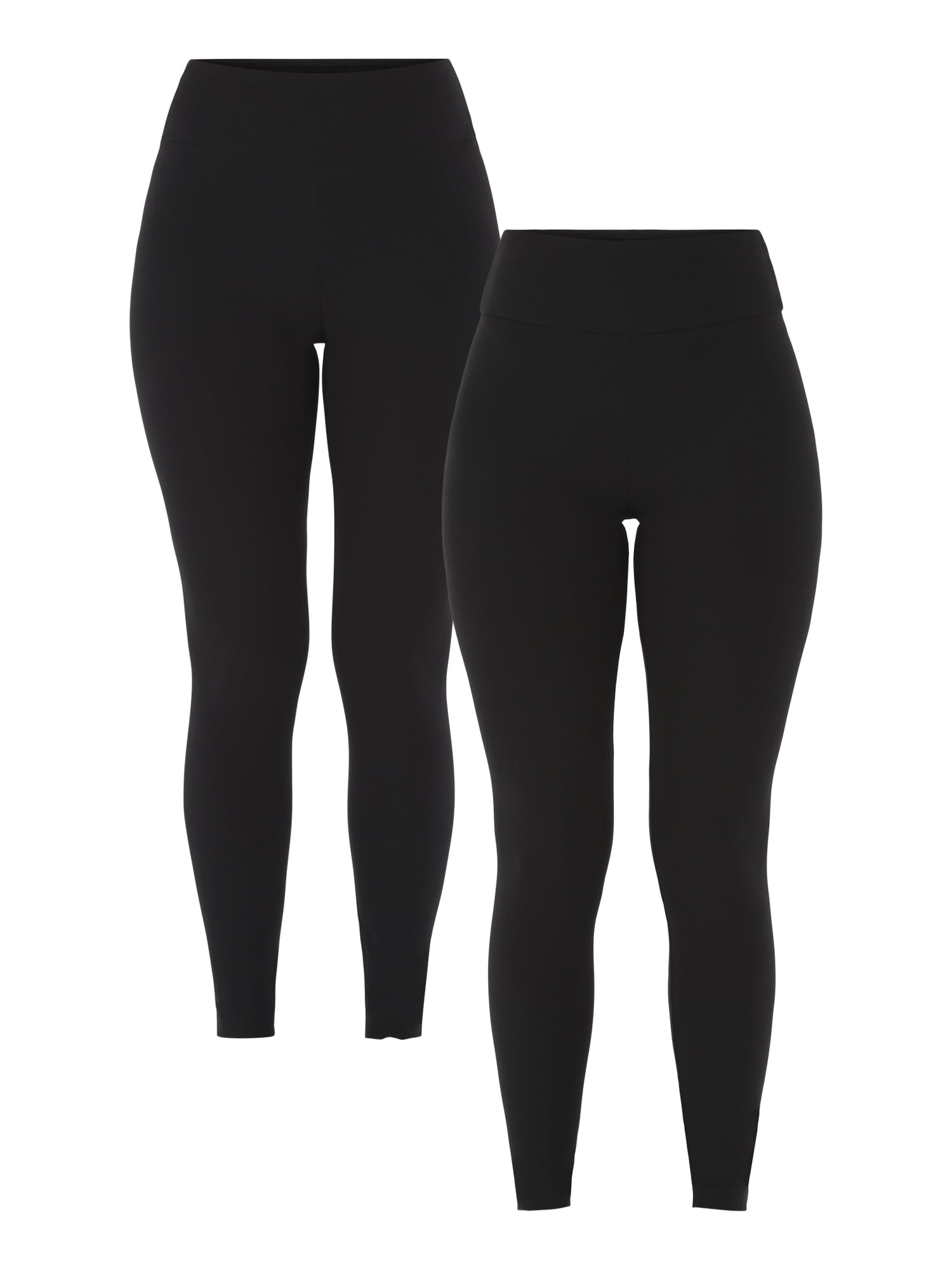 No Boundaries Faux Sueded Ankle Leggings, 27.5”Inseam, 1 or 2-Pack, Women's & Women's Plus Sizes XXS-4X
