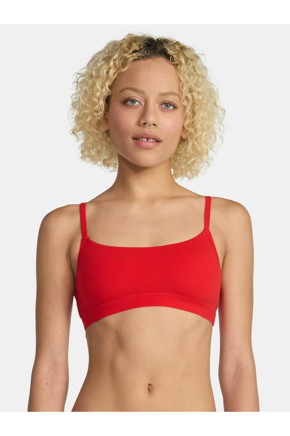 Women's Fit Stretch Scoop Bralette, Sizes XS-3XL