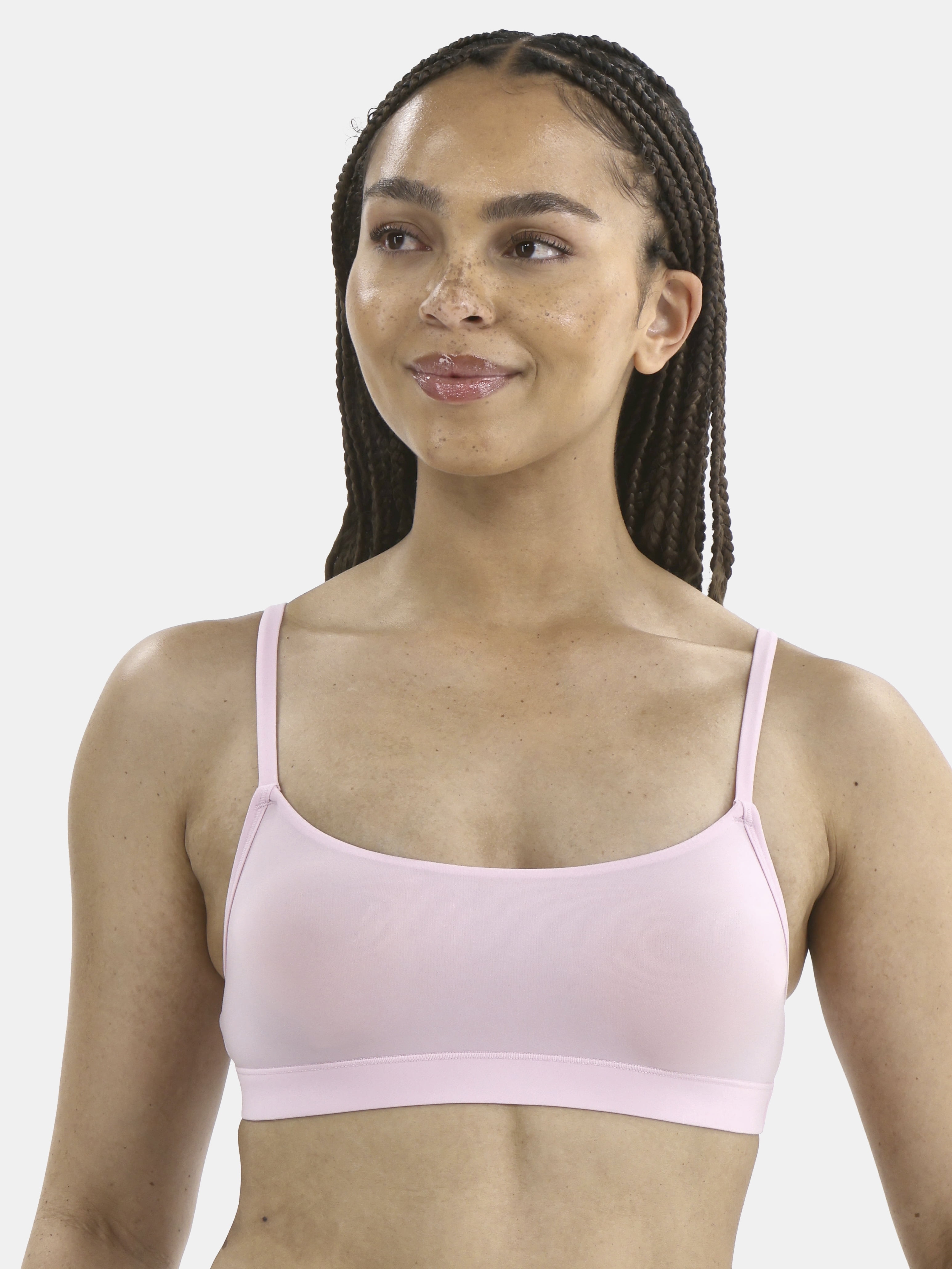 No Boundaries Women's Fit Stretch Scoop Bralette, Sizes XS-3XL