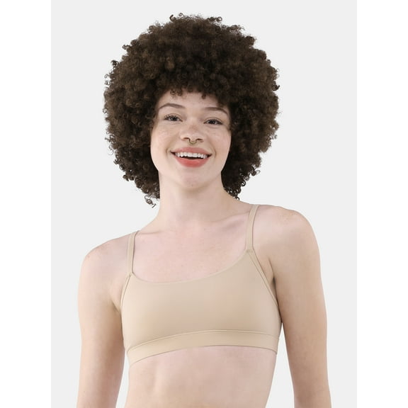 No Boundaries Women's Fit Stretch Scoop Bralette, Sizes XS-3XL