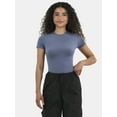 thumbnail image 1 of No Boundaries Fit Stretch Tee with Short Sleeves, Women's XS-XXXL, 1 of 5