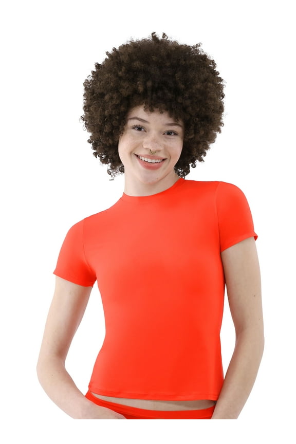 Fit Stretch Tee with Short Sleeves, Women's XS-XXXL