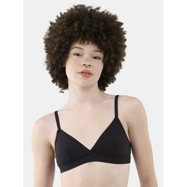No Boundaries Women's Fit Stretch Triangle Bralette, Sizes XS-3XL
