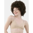 thumbnail image 1 of No Boundaries Women's Fit Stretch Triangle Bralette, Sizes XS-3XL, 1 of 5