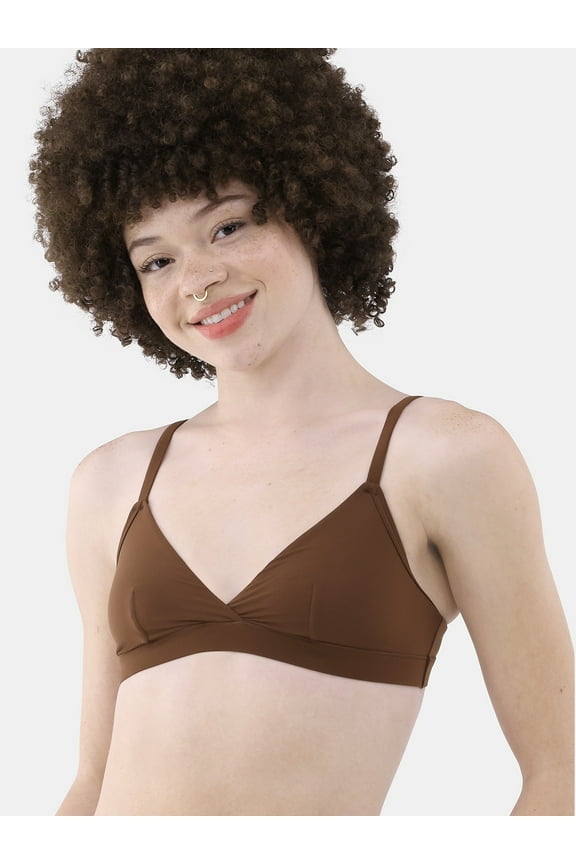 Fit Stretch Triangle Bralette, Women's XS-3XL