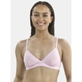 thumbnail image 1 of No Boundaries Women's Fit Stretch Triangle Bralette, Sizes XS-3XL, 1 of 3