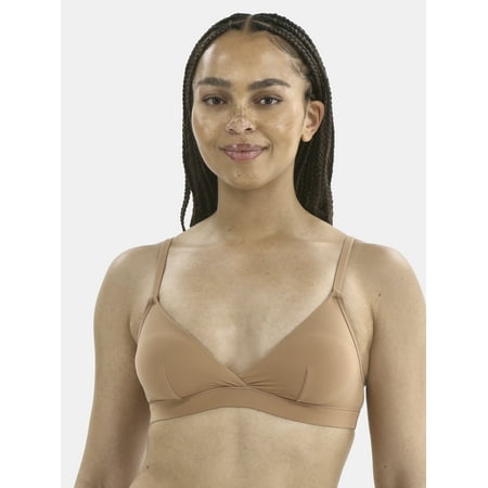 No Boundaries Women's Fit Stretch Triangle Bralette, Sizes XS-3XL