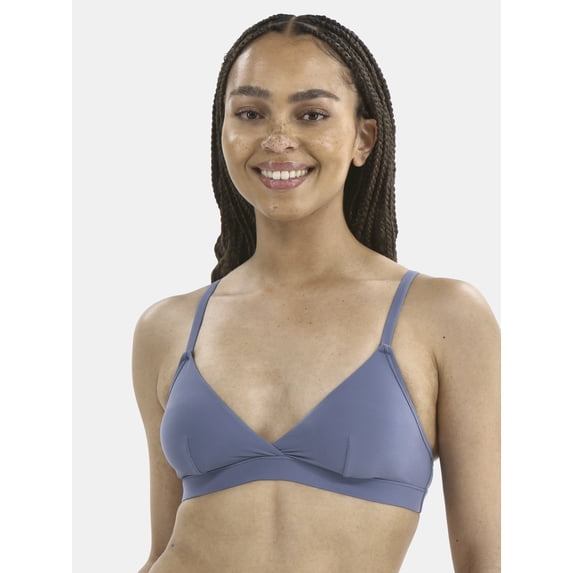 No Boundaries Women's Fit Stretch Triangle Bralette, Sizes XS-3XL