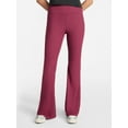 thumbnail image 1 of No Boundaries Ribbed Flare Pants, Women's XS-XXL, 1 of 5