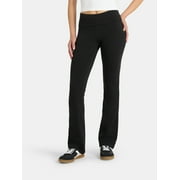 NO BOUNDARIES Flare Pants with Foldover Waistband, Women's