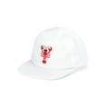 thumbnail image 1 of No Boundaries Flat Brim Baseball Hat, Women's, White, 1 of 3