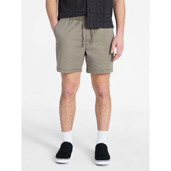 No Boundaries Flat Front Shorts, 6 in Inseam, Men's XS-5XL