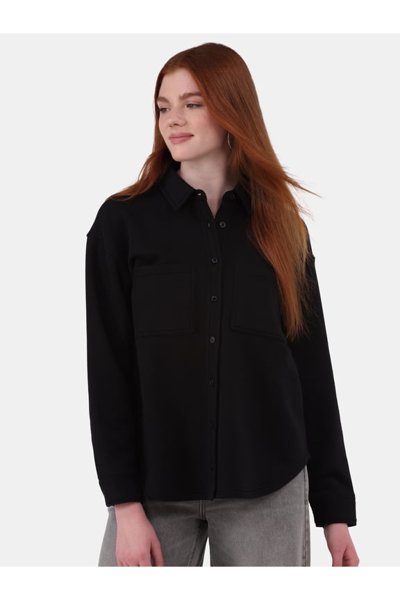 Fleece Shacket, Women's and Women's Plus