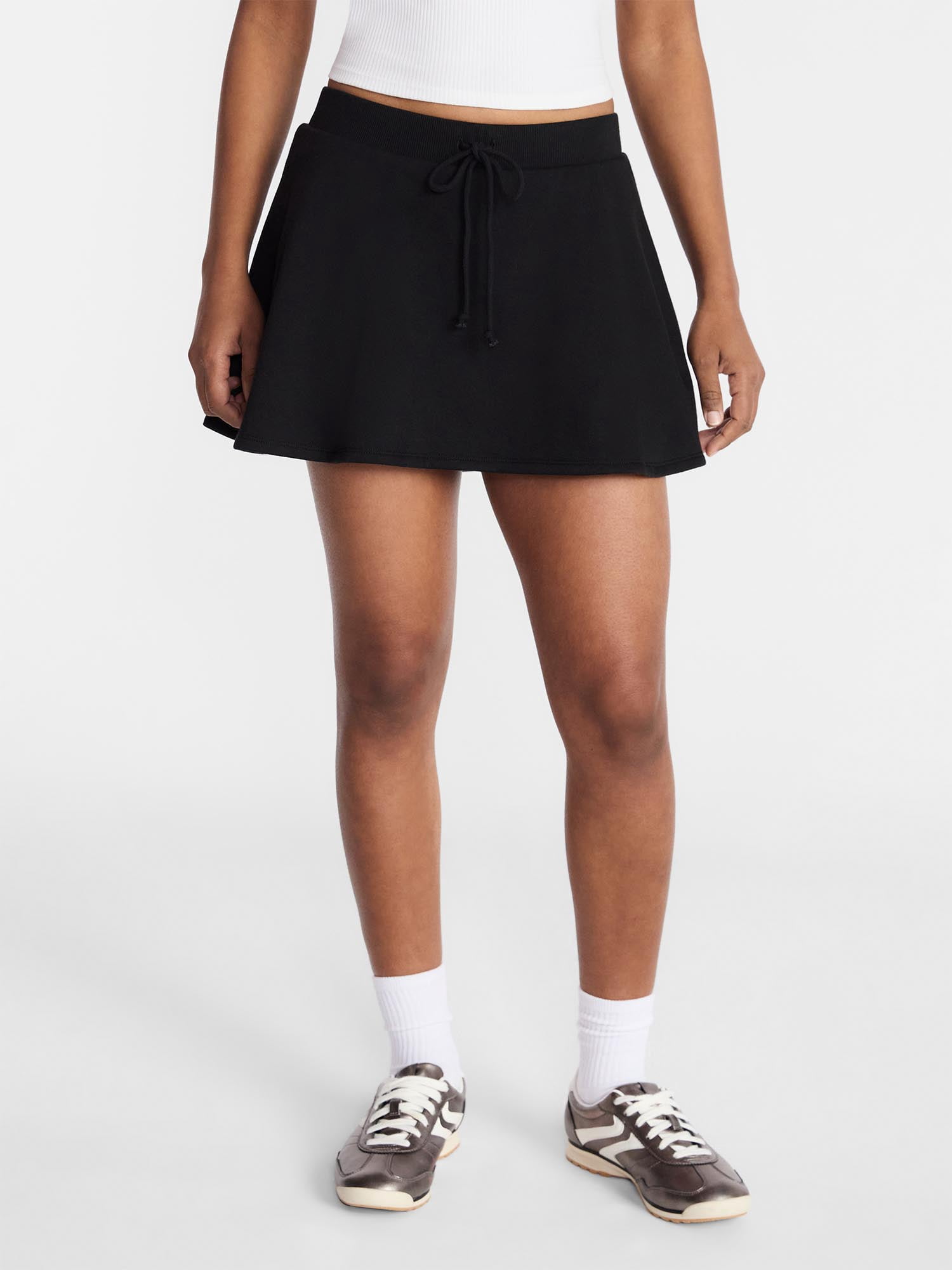 No Boundaries Fleece Skater Skort, Women's XXS-XXL