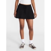 No Boundaries Fleece Skater Skort, Women's XXS-XXL