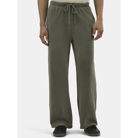 No Boundaries Soft Fleece Vintage Straight Sweatpants, Men's XS-5XL