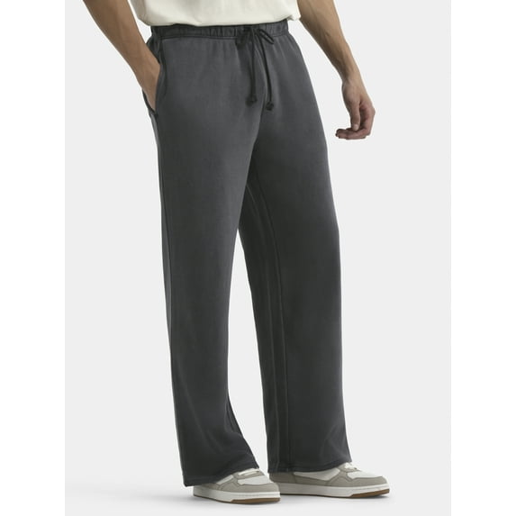 No Boundaries Soft Fleece Vintage Straight Sweatpants, Men's XS-5XL