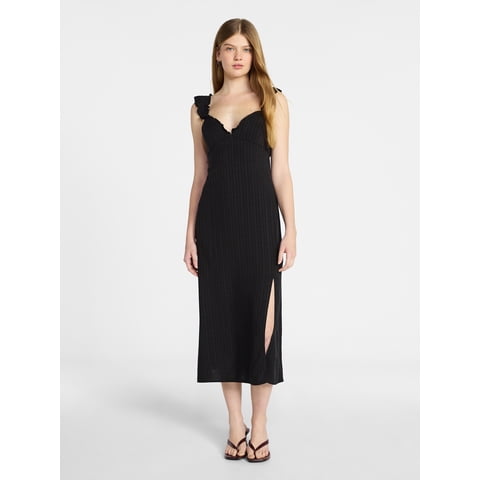 Maxi Dress with Flutter Sleeves, Women's XXS-XXL