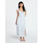 Maxi Dress with Flutter Sleeves, Women's XXS-XXL