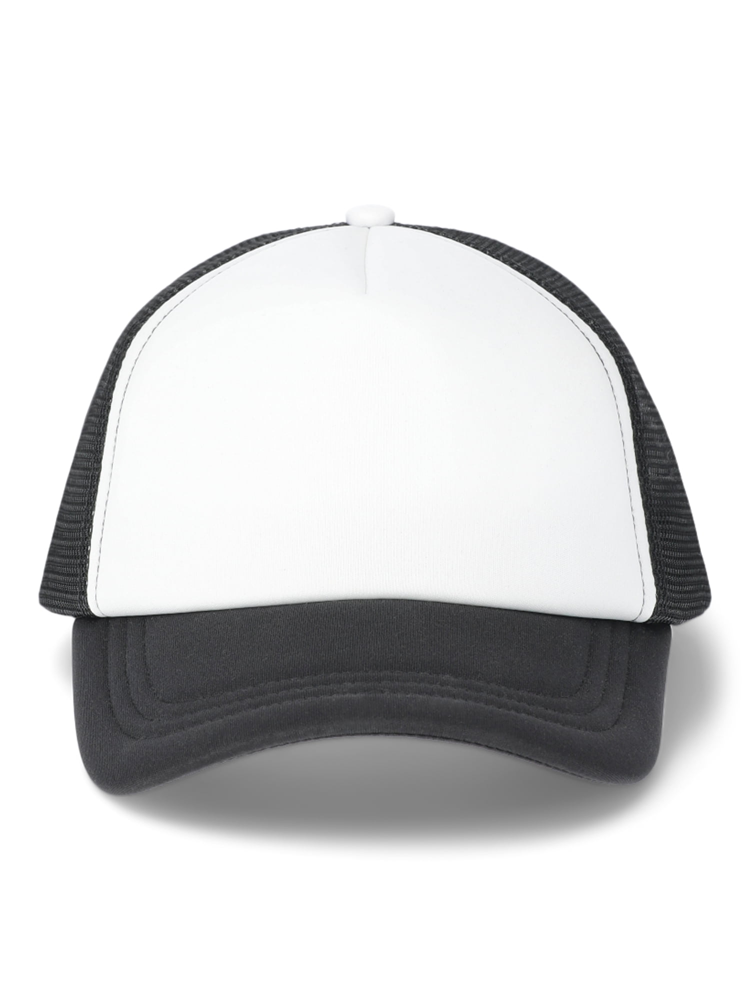 No Boundaries Foam Front Hat, Women’s, Black and White