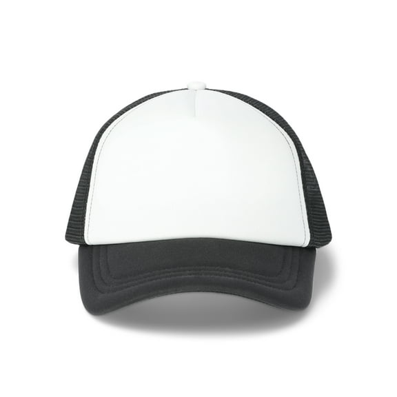 No Boundaries Foam Front Hat, Women’s, Black and White