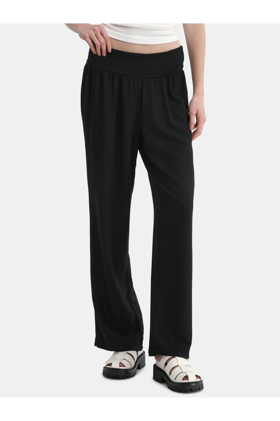 Foldover Beach Pants, 29.5" Inseam, Women's