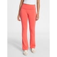 thumbnail image 1 of No Boundaries Flare Pants with Foldover Waistband, 32'' Inseam, Women's XS-XXL, 1 of 5