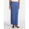 thumbnail image 1 of No Boundaries Foldover Knit Maxi Skirt, Women's XXS-XXL, 1 of 5