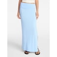 thumbnail image 1 of No Boundaries Foldover Maxi Skirt, Women's & Women's Plus XXS-4X, 1 of 6